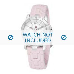 Tommy Hilfiger horlogeband TH-44-3-14-0721 / TH679300935 Rubber Roze