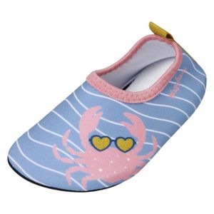 Playshoes UV waterschoenen krab blauw roze Maat