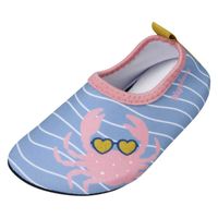 Playshoes UV waterschoenen krab blauw roze Maat - thumbnail