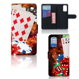 Samsung Galaxy A32 4G Wallet Case met Pasjes Casino