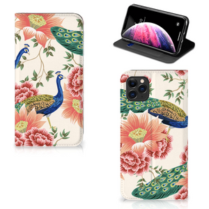 Hoesje maken voor Apple iPhone 11 Pro Max Pink Peacock