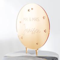 Spiegel acryl taarttopper Galaxy