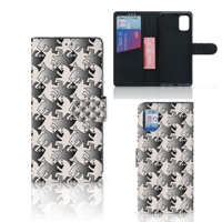 Samsung Galaxy M51 Telefoonhoesje met Pasjes Salamander Grey