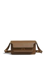 Marni sac porté épaule Trunk en cuir - Marron