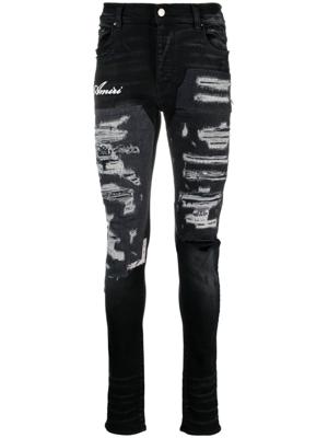 AMIRI Gerafelde jeans - Zwart