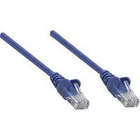 Intellinet 739931 RJ45 Netwerkkabel, patchkabel CAT 6 U/UTP 0.25 m Blauw 1 stuk(s) - thumbnail