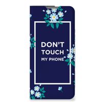 OPPO Find X5 Pro Design Case Flowers Blue DTMP - thumbnail