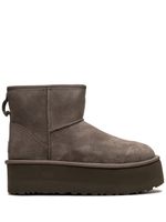 UGG bottines Classic Mini à plateforme - Gris