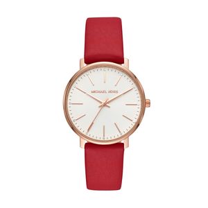 Horlogeband Michael Kors MK2784 Leder Rood 18mm