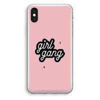 Girl Gang: iPhone X Transparant Hoesje - thumbnail