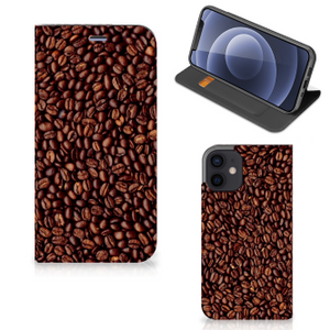 iPhone 12 Mini Flip Style Cover Koffiebonen