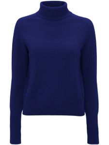 Victoria Beckham pull en maille fine à col roulé - Bleu