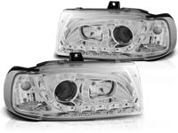 Tuning-Tec Koplampen met parkeerlicht SEAT IBIZA/CORDOBA/POLO VARIANT SEDAN 10 93-08 99 CHROOM