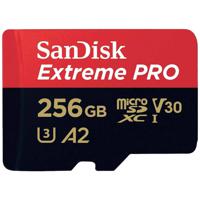 SanDisk Extreme PRO microSDXC-kaart 256 GB Class 10, UHS-I, v30 Video Speed Class Schokbestendig, Waterdicht - thumbnail