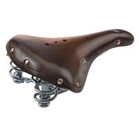 Selle monte grappa - Monte grappa zadel m/veer old frontiers leer d-bruin