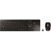 Cherry DW 9000 SLIM Desktopset Toetsenbord en Muis Draadloos Zwart