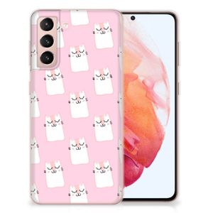 Samsung Galaxy S21 TPU Hoesje Sleeping Cats