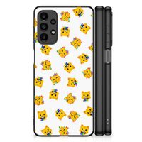 Back Case voor Samsung Galaxy A13 4G Katten Emojis