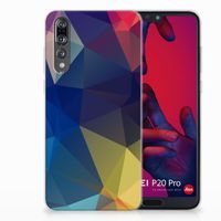 Huawei P20 Pro TPU Hoesje Polygon Dark