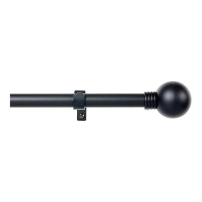 Stang voor Gordijnen Stor Planet Uitschuifbaar Zwart (110 cm)