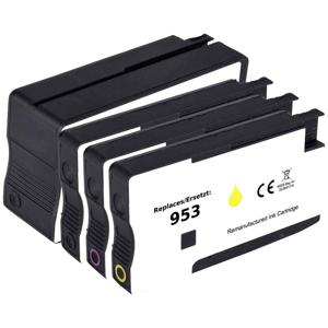 Renkforce Inktcartridge vervangt HP 953, 6ZC69AE, LS058AE, F6U12AE, F6U13AE, F6U14AE Compatibel Combipack Zwart, Cyaan, Magenta, Geel RF-5718854