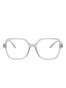 Dolce & Gabbana Eyewear lunettes de vue à monture oversize - Vert