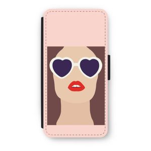 Red lips: iPhone 8 Flip Hoesje