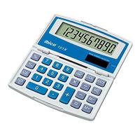 Rexel IB410130 rekenmachine 101X, met zonne-energie en batterij, groot 10-cijferig LCD-display, 110 x 137 x 15 mm, blisterverpakking