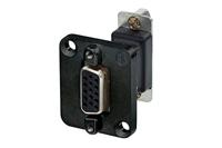 Adapter SUB-D SUB-D vrouwelijk 15-polig - SUB-D bus 15-polig Neutrik NADB15FF-B 1 stuk