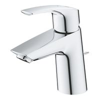 GROHE Eurosmart waterbesparende wastafelmengkraan 185x74x149mm met waste Chroom 23969003 - thumbnail