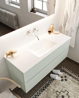 Mondiaz Vica 120cm badmeubel greey 2 lades wastafel Cloud midden zonder kraangat Mondiaz Vica 120cm badmeubel greey 2 lades wastafel Cloud midden zonder kraangat