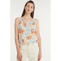 MSCH Copenhagen gebloemde top Ashlyn Raye lichtblauw
