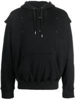 HELIOT EMIL Hoodie met logoprint - Zwart