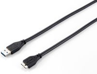 Equip 128397 USB-kabel 1,8 m USB 3.2 Gen 1 (3.1 Gen 1) USB A Micro-USB B Zwart - thumbnail