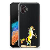 Samsung Galaxy Xcover 6 Pro Telefoonhoesje met Naam Horse Color