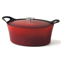 Cuisinox Volcan Gietijzeren Braadpan 29 cm Rood - thumbnail