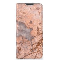 OPPO A54 5G | A74 5G | A93 5G Standcase Marmer Oranje - thumbnail