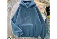 Zachte hoodie met teddy stof in de aanbieding!