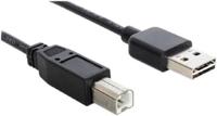 Delock NEGRO USB 2.0 A - B M/M kabel USB A USB B