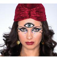 Schmink setje waarzegster - gypsy make-up verkleed set - Halloween/Carnaval accessoires - thumbnail