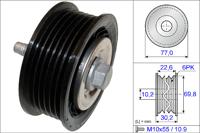 Geleide rol/omdraairol, Poly V-riem INA, Diameter (mm)76mm, u.a. für Saab, Opel, Vauxhall, Chevrolet - thumbnail