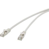 Renkforce RF-4724278 RJ45 Netwerkkabel, patchkabel CAT 5e F/UTP 5.00 m Grijs Snagless 1 stuk(s)