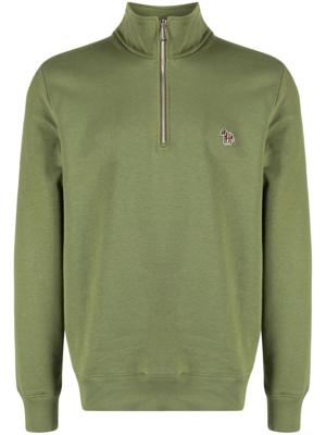 PS Paul Smith Sweater met halve rits - Groen