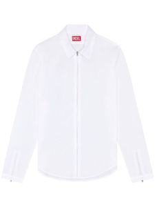 Diesel chemise S-Stuck à logo brodé - Blanc