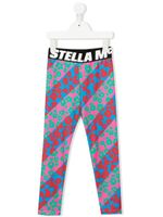 Stella McCartney Kids legging à fleurs - Rose