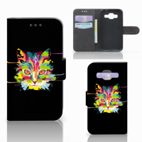 Samsung Galaxy Core Prime Leuk Hoesje Cat Color