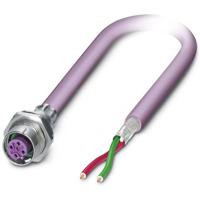 Phoenix Contact 1534407 Sensor/actuator inbouwconnector M12 Aantal polen: 2 Bus, inbouw 2.00 m 1 stuk(s) - thumbnail