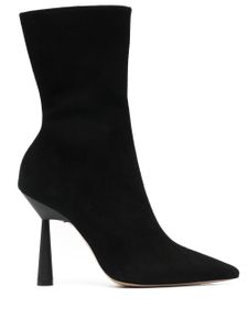 GIABORGHINI bottes Rosie 105 mm en daim - Noir