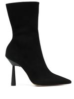 GIABORGHINI bottes Rosie 105 mm en daim - Noir - thumbnail