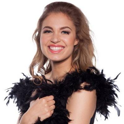 Boa zwart 180cm 50 gram Boa zwart 180cm 50 gram